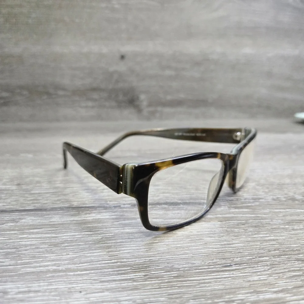 Artistik Eyewear Capri ART 404 Havana Horn Eyeglass Frame Only Rectangular 56-19